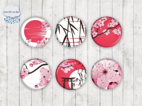 Motiv-Cabochons 1526 25mm (6 Stk)